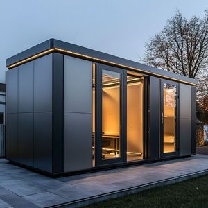 Bánh Sandwich Thoáng Khí Bảng Điều Chỉnh Gói Phẳng Gấp Container Nhà Cho Di Chuyển Không Gian Sống Di Động Văn Phòng & Cửa Hàng Sử Dụng - Product Image 1