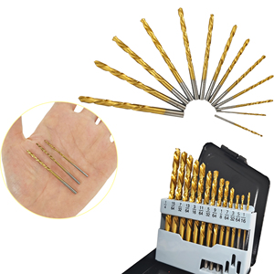 Juego de 13 Brocas de Punta Fresa para Madera con Recubrimiento de Titanio HSS de 1/16"-1/4" para Perforación de Precisión en Madera - Product Image 4