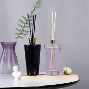 500ml custom extra lager room decoration reed diffuser bottle big size diffuser glass bottle with caps sticks