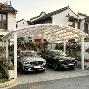 Tenda da <span class=keywords><strong>Sole</strong></span> per Auto in Alluminio Antiruggine Facile da Montare, Impermeabile, Resistente ai Raggi UV, Verniciata a Polvere, per Terrazze Rurali, Fattorie e <span class=keywords><strong>Officine</strong></span> - Product Image 3