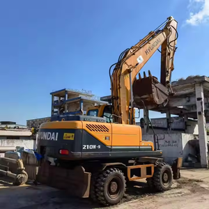 Equipo en Buen Estado, Excavadora de Ruedas HYUNDAI 210W-7 210W-9, 21 Toneladas, Segunda Mano, Motor Original Coreano - Product Image 1