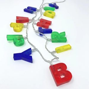 2026 Mardi Gras LED bonne année colliers anniversaire lettre collier lumineux accessoire de fête - Product Image 6