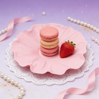 Assiettes en papier jetables en forme de fleur de 8 pouces, saines, respectueuses de l'environnement et de qualité alimentaire