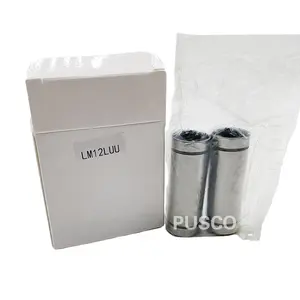 PUSCO High Precision 12mm LM12LUU Linear Ball Bearing Bushing Linear Bearing LM12LUU For CNC 3D Printer 12*57*21 mm In Stock