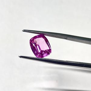 Zafiro Rosa Cultivado en Laboratorio, Forma de Cojín, Facetado, Piedras Preciosas Sueltas para Joyería, Proceso de Fusión de Llama, Corindón - Product Image 2