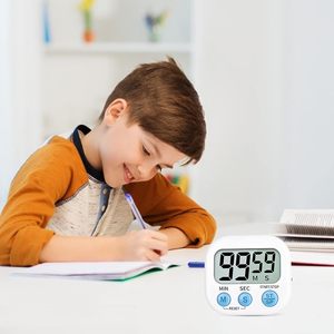 Mini Smart google Countdown Desk Timer <b>LED</b> Magnet Productivity Kitchen Timers Kids Pomodoro Study Timer - Product Image 3