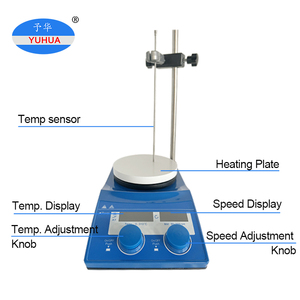 Yuhua Máy Khuấy Từ Tính Dạng Tấm Kỹ Thuật Số Phòng Thí Nghiệm <span class=keywords><strong>LED</strong></span> 5l 10l 20l Kèm Đĩa Nóng Bán - Product Image 3