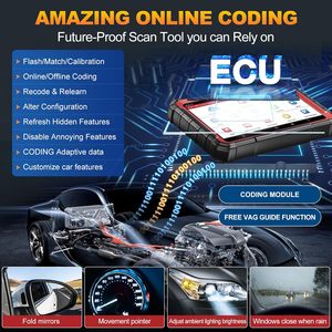 Untuk 2025 X431 PRO Elite Bidirectional Engine Analyzer Android 11 Fungsi Lengkap CANFD DOIP ECU Coding 38 Reset FCA 12V - Product Image 5