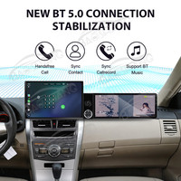 Layar Sentuh Android Baoshang 13.1+12.3 untuk Toyota Corolla 2006-2013, Pemutar Video Mobil, Radio AUTO, Navigasi GPS