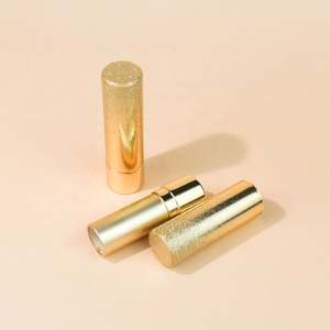 Envase para Bálsamo Labial y Lápiz Labial, Envase Dorado Personalizado para Lápiz Labial con Logotipo y Caja Personalizada - Product Image 1