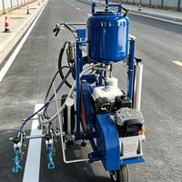 Équipement de marquage routier avec tuyau de 30 m pour le traçage de lignes sur plusieurs zones et les travaux d'accès
