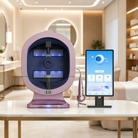 Salon Full Face Scanner Testing Ai Skin Analyzer Machine Scalp Analyzer Handle Desktop Facial Diagnostic Instrument