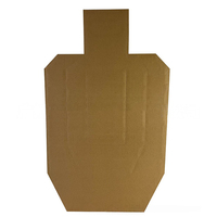 Cible de tir en carton ondulé 3 plis USPSA IDPA, 75 x 45 cm, accessoire multifonctionnel pour le tir à l'arc