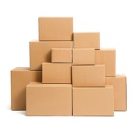 Boîte d'expédition en carton ondulé avec logo personnalisé - Emballage écologique pour vêtements, aliments, cadeaux et articles en abonnement