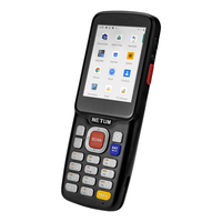 Mini escáner de código de barras PDAs de mano, Industrial, resistente, recolector de datos, 1D, 2D, Android 9,0, QR