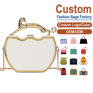 High-Quality <b>Cute</b> Leopard Handle Chain Bag Trendy Women's Shoulder Crossbody <b>Purse</b> with Unique Animal Top Handle Bag Factoryc - Product Image 1