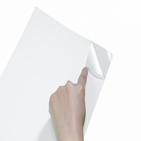 Haute Qualité Auto-Adhésif Blanc Glassine Papier Silicium Papier Auto-Adhésif Papier Autocollant Rouleaux Art autocollant étiquettes