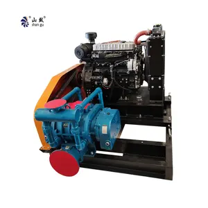 RSR-150 Diesel Engines Truck Mounted Roots Blower Vacuum Pump Air Blower Factory Roots Type Blowers