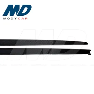 M ביצועים סגנון סיבי פחמן צד חצאיות Underboard עבור 2012-2018 BMW 3 סדרת F30