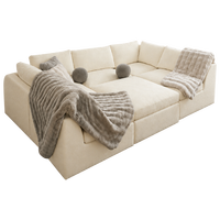 Canapé modulaire sectionnel pour salon, meubles de luxe, canapé sectionnel confortable, ensemble de canapés modernes