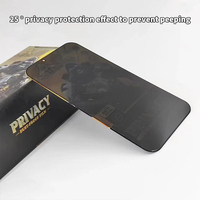 Verre trempé mobile Super X ESD pour iPhone 15 16 Pro Max Protections d'écran de confidentialité pour iPhone 14 13 12 11 Pro Max