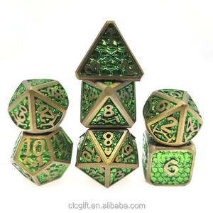 Magic Alchemy-Jeu de dés métalliques du MDN Donjons et Dragons, grands jeux de dés métalliques pondérés D & D pour MTG <span class=keywords><strong>RPG</strong></span> - Product Image 5
