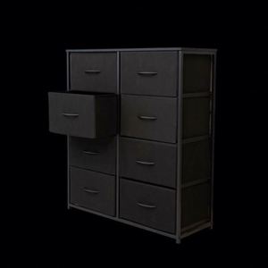 Commode autoportante moderne en tissu pour salon, durable, avec panneaux en MDF et acier inoxydable, en pin, disponible en plusieurs couleurs - Fournisseur en gros - Product Image 3