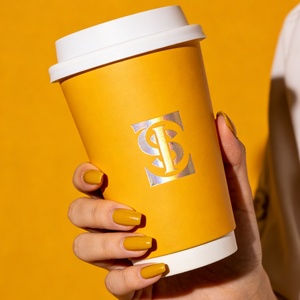 Vasos de papel desechables para café con impresión personalizada, 12 oz, doble pared, aislados, para bebidas calientes, para cafetería, solución de empaque integral, al por mayor - Product Image 4