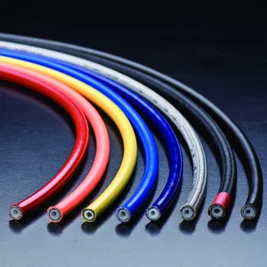 Tubo de freio de motocicleta, colorido ptfe direto da fábrica modificado tubo de óleo de freio veículo elétrico universal fio trançado mangueira de freio