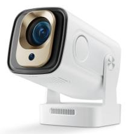 Projecteur portable HY260 PRO Android AOSP 1080P 200 ANSI H713 1 Go de RAM 8 Go de ROM WiFi 6 BT 5.4 avec mise au point automatique et correction automatique de la distorsion trapézoïdale