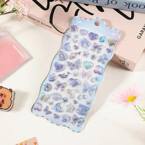 Autocollants décoratifs 3D en relief en époxy, étanches, écologiques, mignons et amusants, pour coques de téléphone, taille personnalisée, vente chaude - Product Image 1