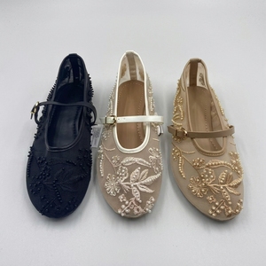 <span class=keywords><strong>Scarpe</strong></span> Mary Jane in Rete con Ricamo Floreale Trendy 2026, Ballerine di Lusso con Perle, <span class=keywords><strong>Eleganti</strong></span> e Traspiranti per Matrimoni e Feste - Product Image 3