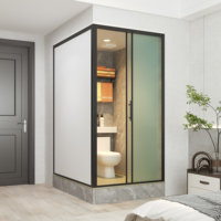 Solution de salle de bain modulaire complète - Petite salle de douche durable et haute performance pour le camping