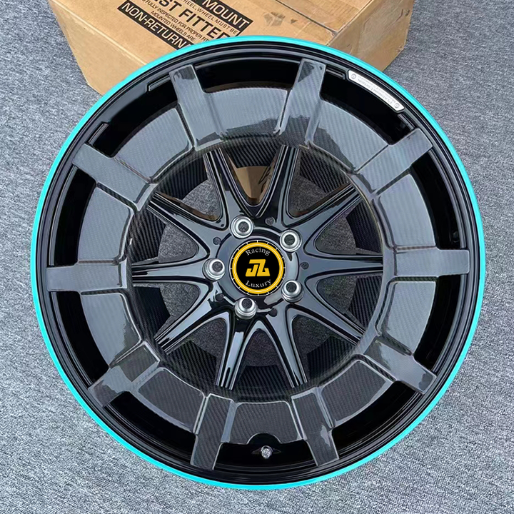 Premium Jz Custom Carbon Fiber TwoPiece Wheels 5X120 Bolt Pattern for ...