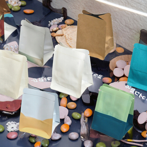 Bolsas de Café y Té Personalizadas con Fuelle Lateral, Material Duradero de Aluminio+PET+CPP, Se Acepta OEM/ODM, Cierre de Botón, Color Transparente - Product Image 5