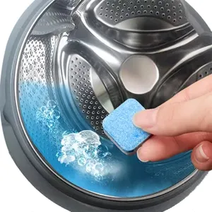 Bán sỉ máy giặt viên nén sủi bọt máy tính bảng-Viên Sủi Bọt Yijujing Làm Sạch Sâu Xà Phòng Máy Giặt Tank Cleaner 6 Viên
