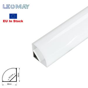 Ue In magazzino vendita calda 90 gradi angolo LED profilo In alluminio con copertura PC a forma di <span class=keywords><strong>V</strong></span> canale LED In alluminio - Product Image 1