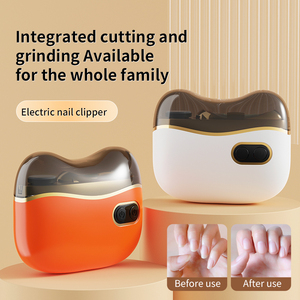 Coupe-ongles électrique automatique rechargeable par USB 2 en 1, lime <span class=keywords><strong>à</strong></span> ongles électrique, coupe-ongles électrique avec récupérateur - Product Image 3