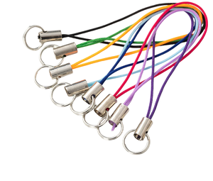 2025 Offre Spéciale personnalisé pour lanière de téléphone coloré Double anneau lanière de téléphone portable - Product Image 1