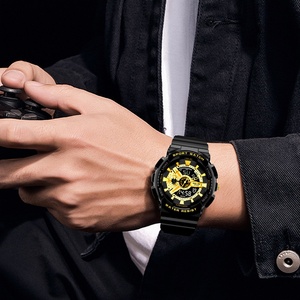 Reloj Deportivo Analógico Digital de Moda 2024, Reloj de Pulsera para Exteriores, Resistente al Agua, Pantalla Dual, Negro, Resistente al Agua, Plástico - Product Image 6