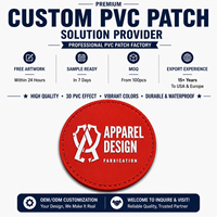 Patch en caoutchouc PVC personnalisé en relief pour vêtements, étiquettes de logo 3D de haute qualité, badges