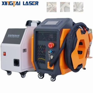 Máquina cortadora de limpieza de soldadura láser portátil de mano por punto Manual de aluminio con cable de batería de haz láser <span class=keywords><strong>4</strong></span> en 1 - Product Image 1
