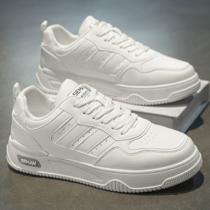 Chaussures blanches pour étudiants, respirantes, à semelle souple, antidérapantes, décontractées, plates, à la mode, pour jeunes, pour le sport en plein air, quatre saisons - Product Image 3