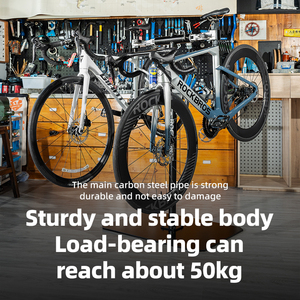 Cavalletto Pieghevole Portatile ROCKBROS per Parcheggio e Manutenzione Bici Supporto <span class=keywords><strong>da</strong></span> Parete in Lega di Alluminio Regolabile per Bicicletta - Product Image 3