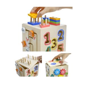 Super Blocks Pattern Matching Puzzle Games Jouets d'apprentissage pour bébés Jouets éducatifs pour enfants - Product Image 2