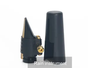 <span class=keywords><strong>Yu</strong></span> <span class=keywords><strong>Chen</strong></span> Saxophone Soprano Embouchure Ligature Fibre De Verre Pickup Soft Card BB 1RVS Bakélite - Product Image 5