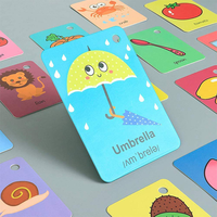 Outils éducatifs en papier offset imprimés sur mesure les plus vendus Impression de cartes mémoire flash pour l'éducation des jeunes enfants