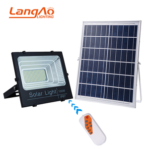 Haute puissance étanche ip67 sport cour 25w 40w 60w 100w 150w 200w solaire led lumière d'inondation - Product Image 1