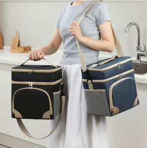 <span class=keywords><strong>Grande</strong></span> sacoche isotherme pour hommes/femmes, boîte à lunch pour le travail au bureau, l'école, les pique-niques, grand sac isotherme, sac à lunch - Product Image 2