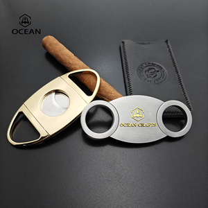 Coupe-cigares de luxe en gros, fournisseur professionnel, coupe-cigares en métal avec logo personnalisé - Product Image 2